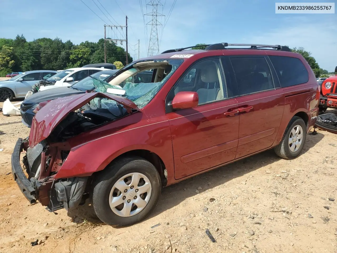 2008 Kia Sedona Ex VIN: KNDMB233986255767 Lot: 61525515