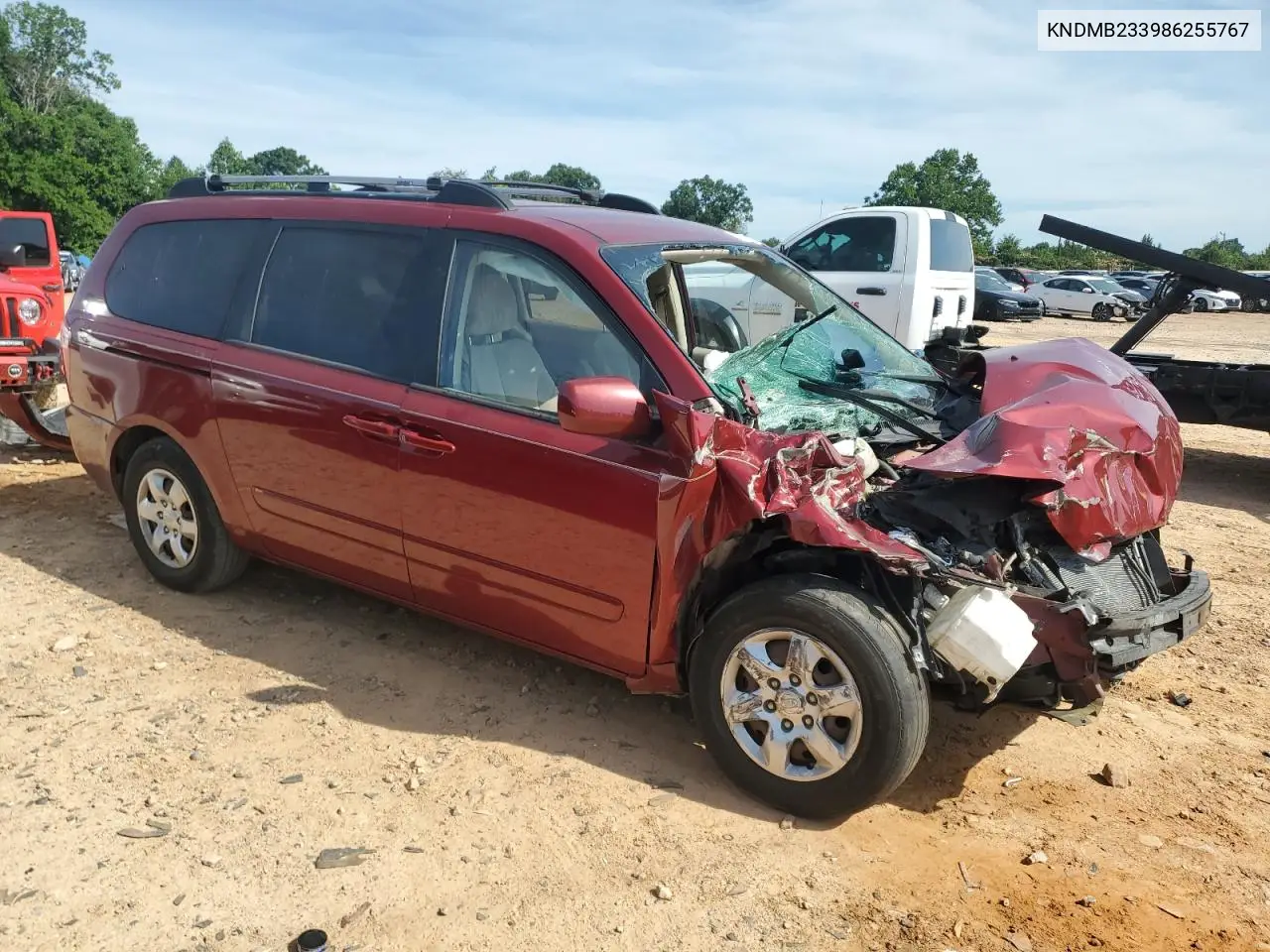 2008 Kia Sedona Ex VIN: KNDMB233986255767 Lot: 61525515