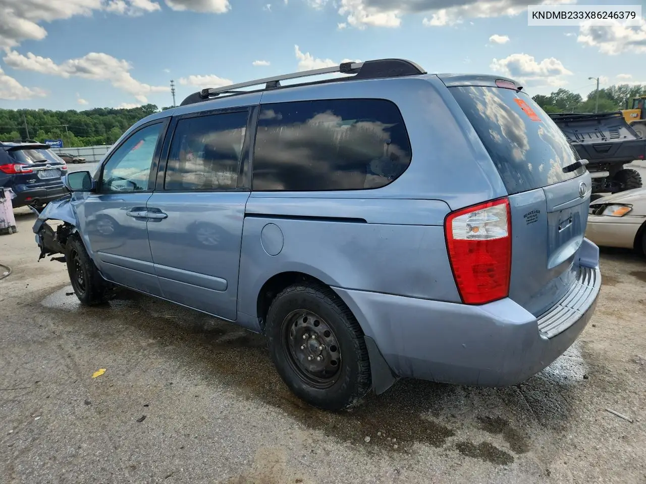 2008 Kia Sedona Ex VIN: KNDMB233X86246379 Lot: 61808115
