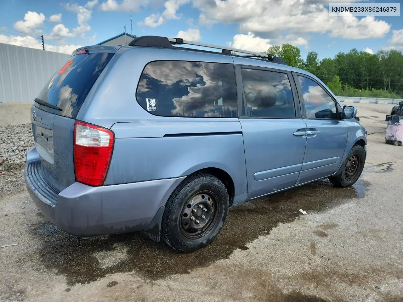 2008 Kia Sedona Ex VIN: KNDMB233X86246379 Lot: 61808115