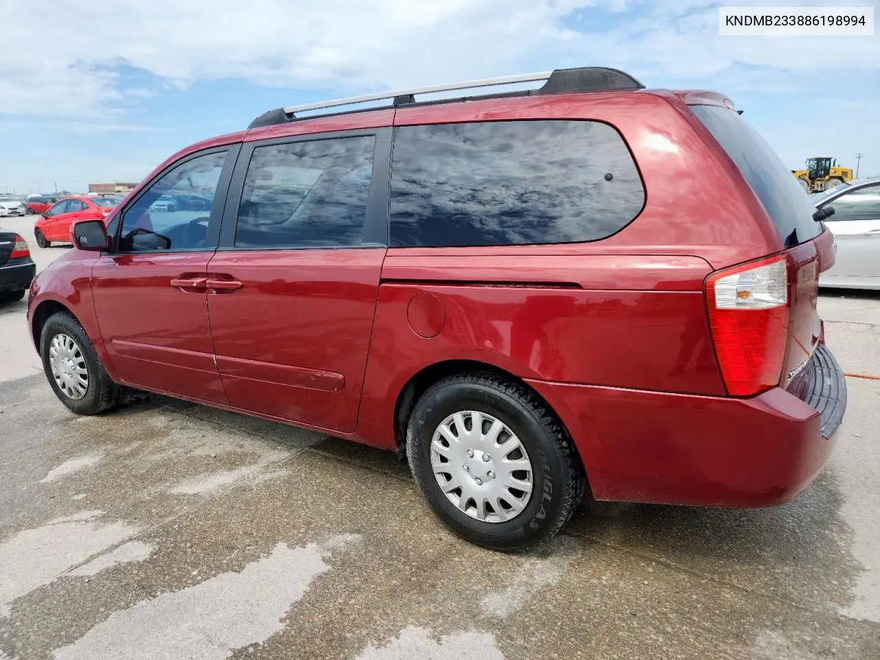 2008 Kia Sedona Ex VIN: KNDMB233886198994 Lot: 63029915