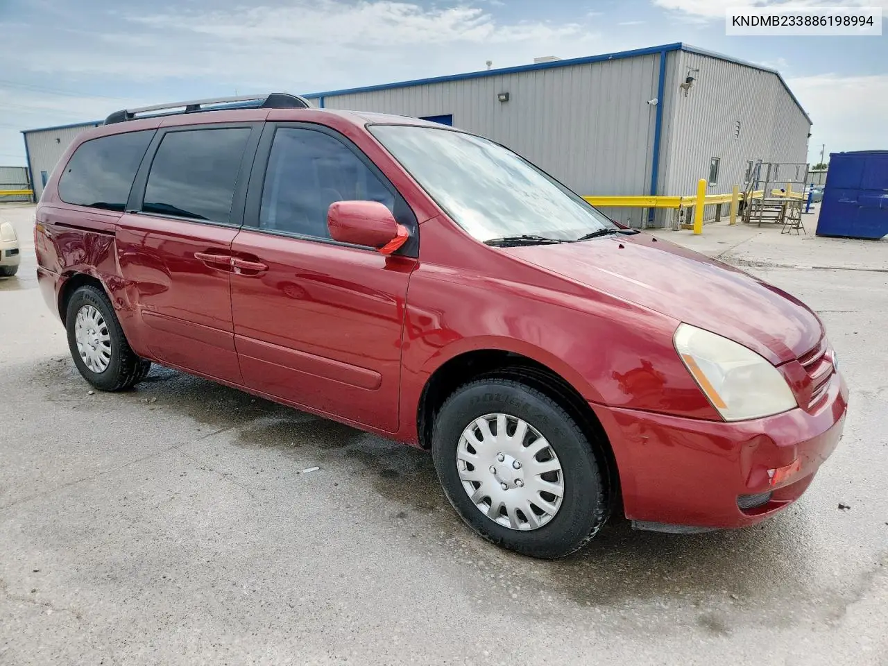 2008 Kia Sedona Ex VIN: KNDMB233886198994 Lot: 63029915