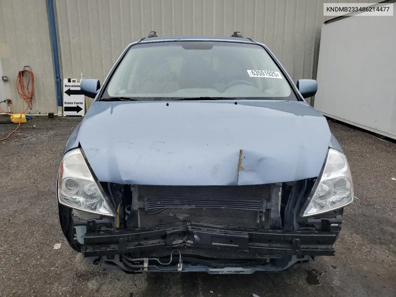 2008 Kia Sedona Ex VIN: KNDMB233486214477 Lot: 63501925