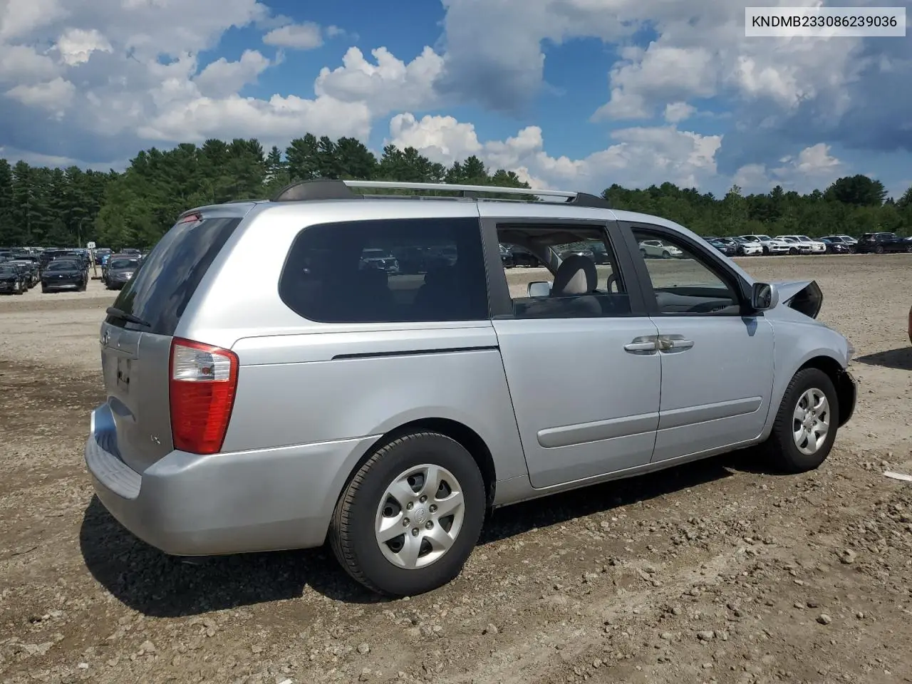 2008 Kia Sedona Ex VIN: KNDMB233086239036 Lot: 64736555