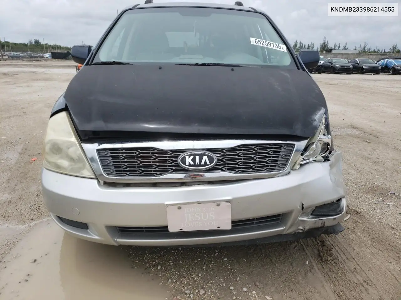 2008 Kia Sedona Ex VIN: KNDMB233986214555 Lot: 65259135