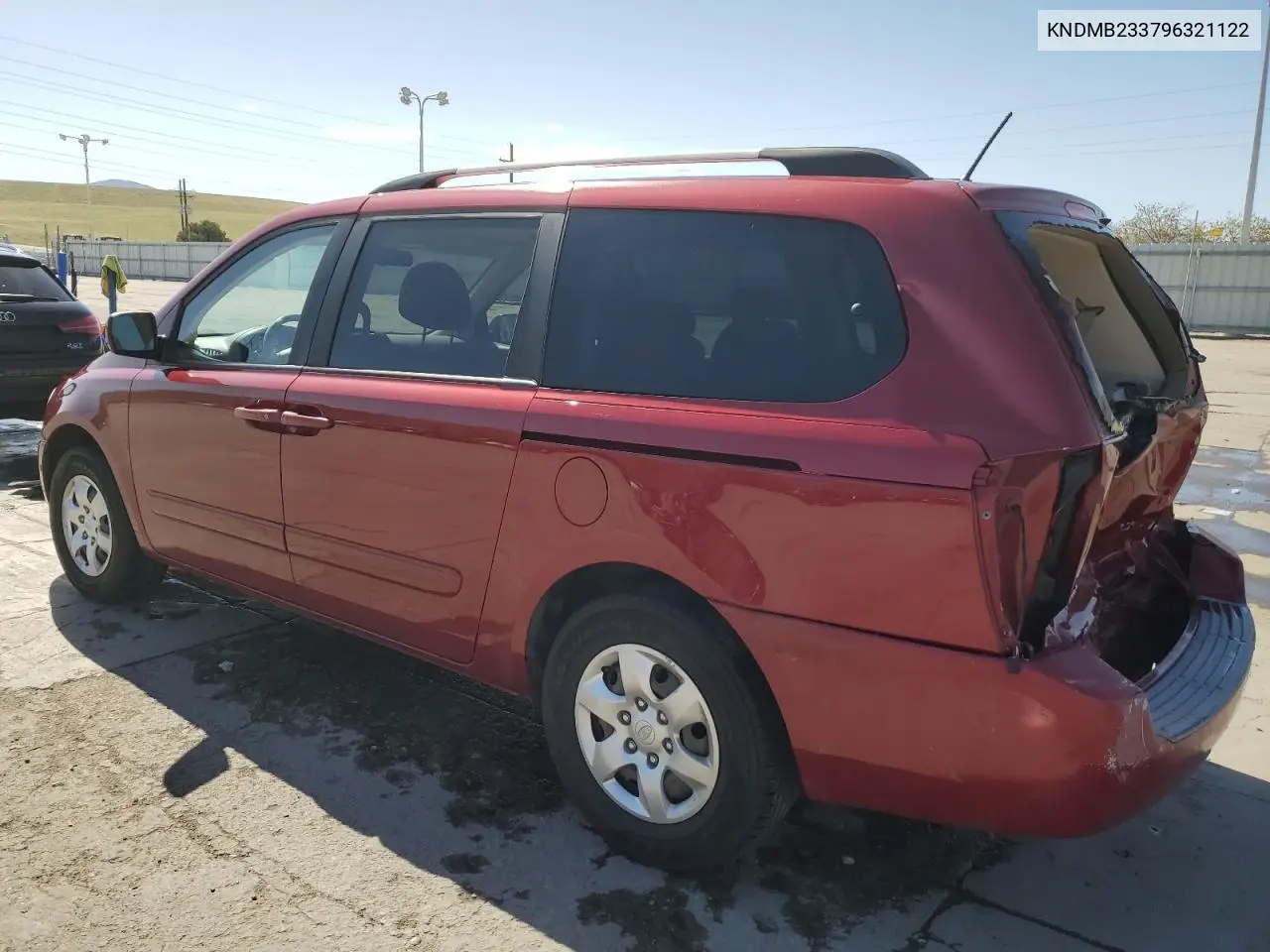 2009 Kia Sedona Ex VIN: KNDMB233796321122 Lot: 52336225