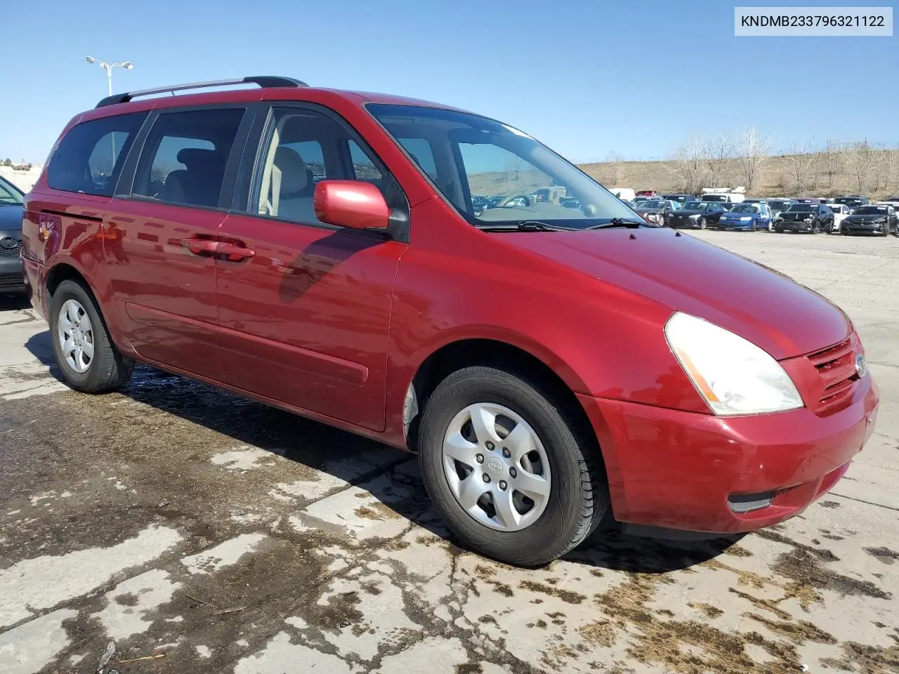 2009 Kia Sedona Ex VIN: KNDMB233796321122 Lot: 52336225