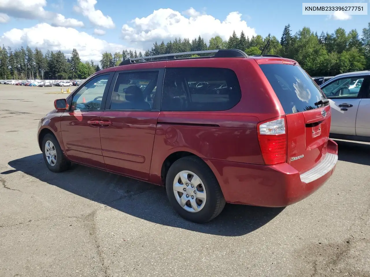 2009 Kia Sedona Ex VIN: KNDMB233396277751 Lot: 55787655