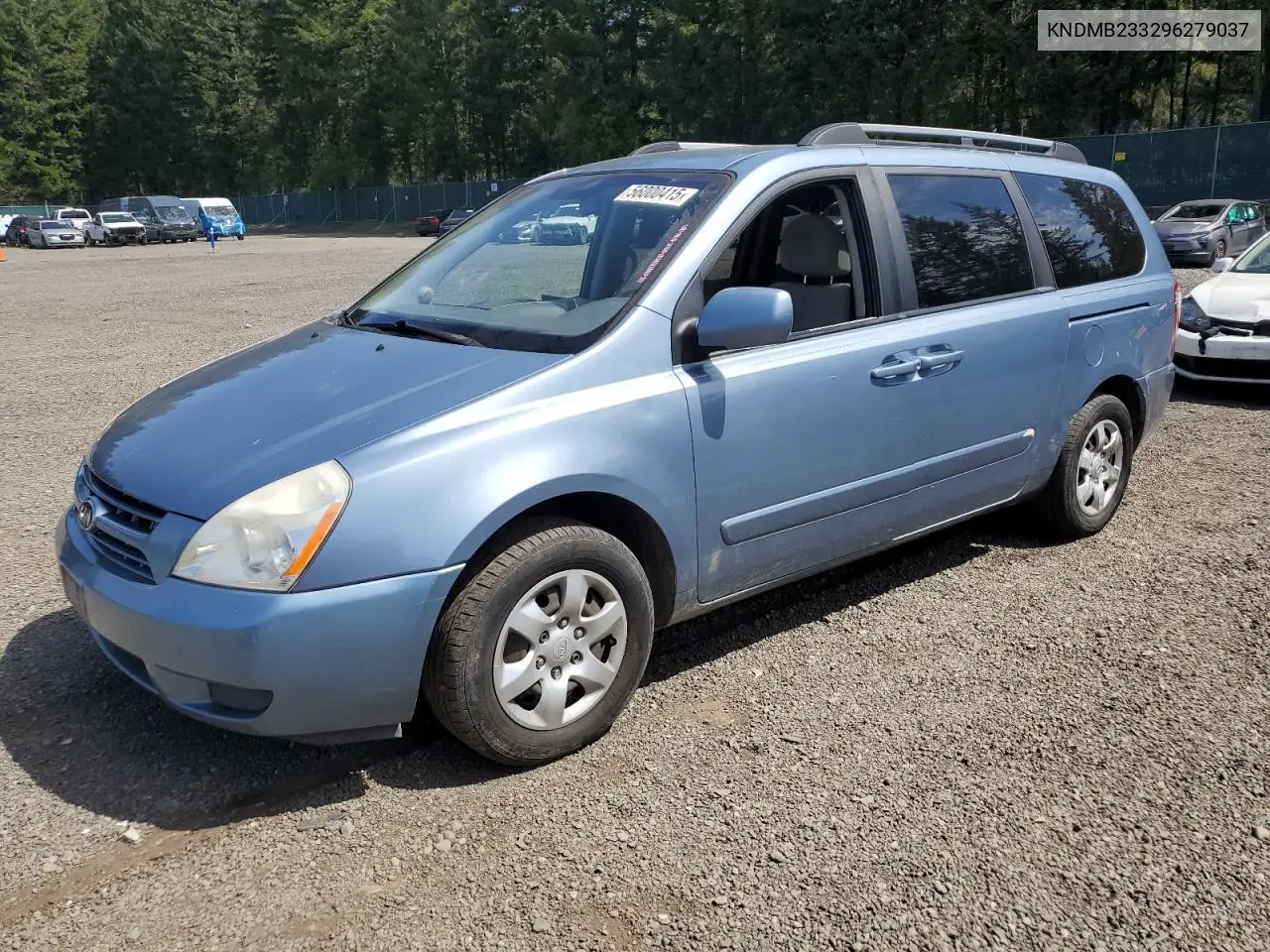 2009 Kia Sedona Ex VIN: KNDMB233296279037 Lot: 56000415