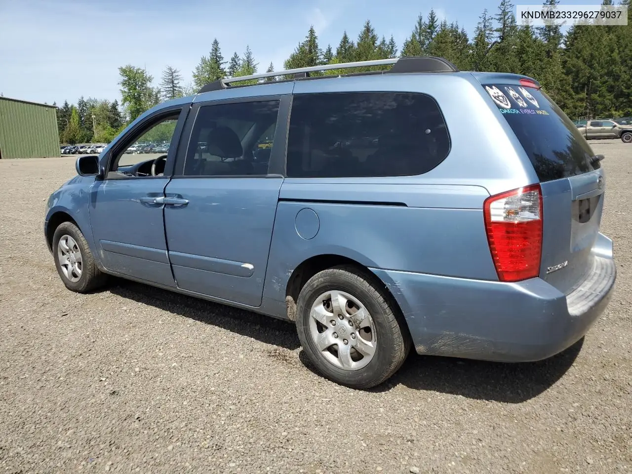 2009 Kia Sedona Ex VIN: KNDMB233296279037 Lot: 56000415