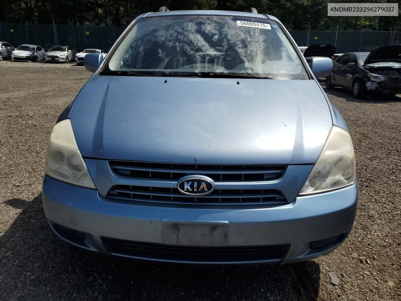 2009 Kia Sedona Ex VIN: KNDMB233296279037 Lot: 56000415