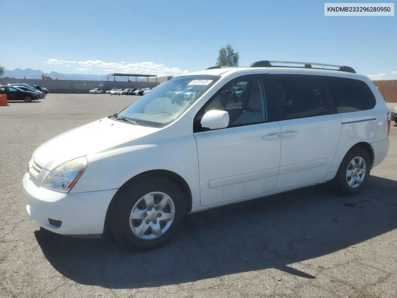 2009 Kia Sedona Ex VIN: KNDMB233296280950 Lot: 56701425