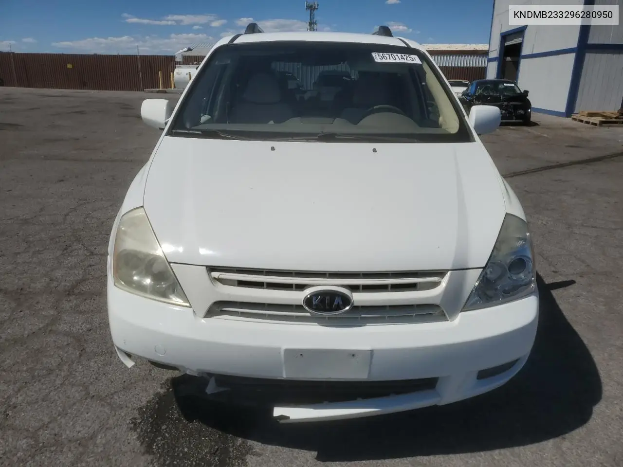 2009 Kia Sedona Ex VIN: KNDMB233296280950 Lot: 56701425
