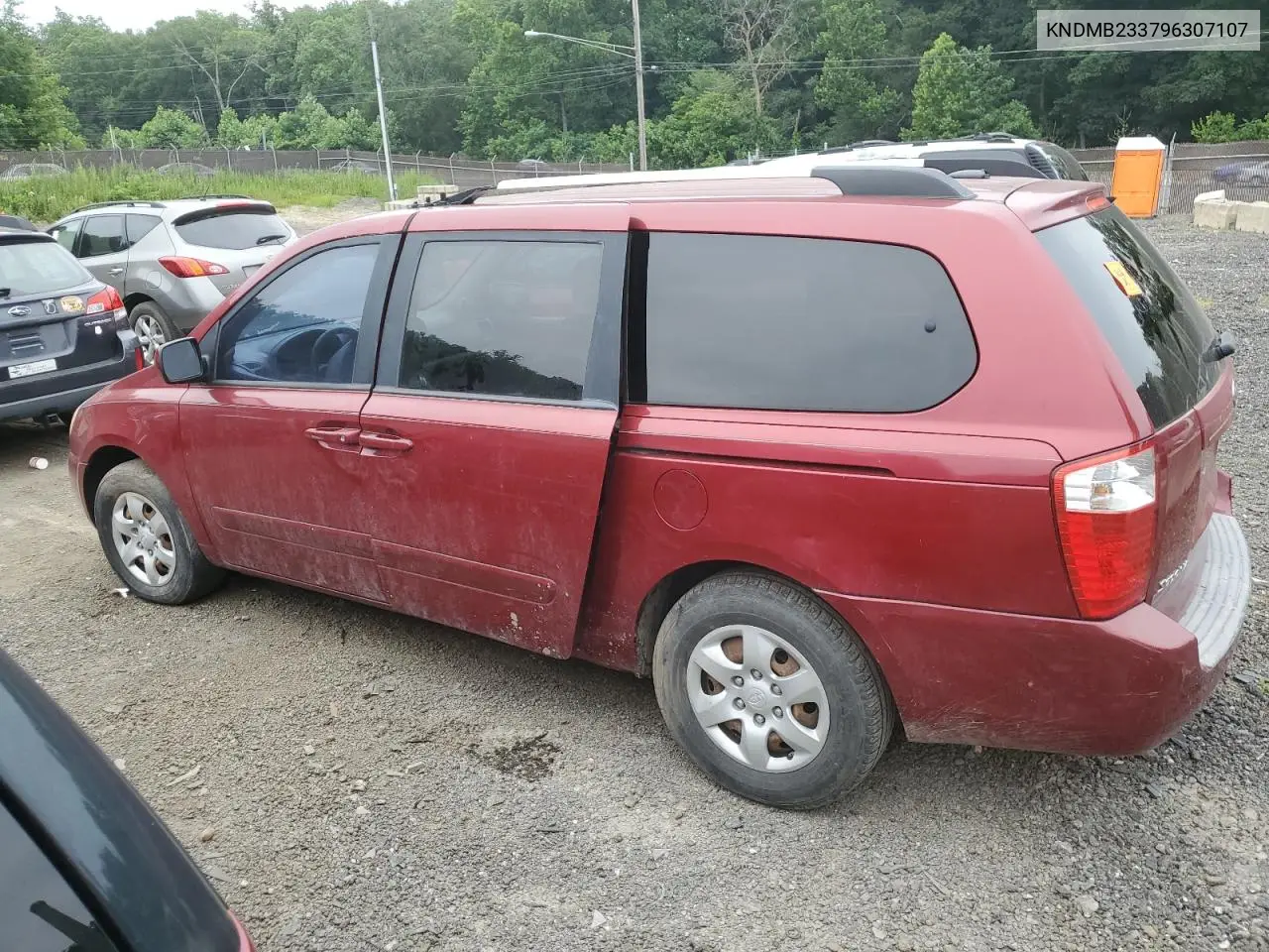 2009 Kia Sedona Ex VIN: KNDMB233796307107 Lot: 62647715