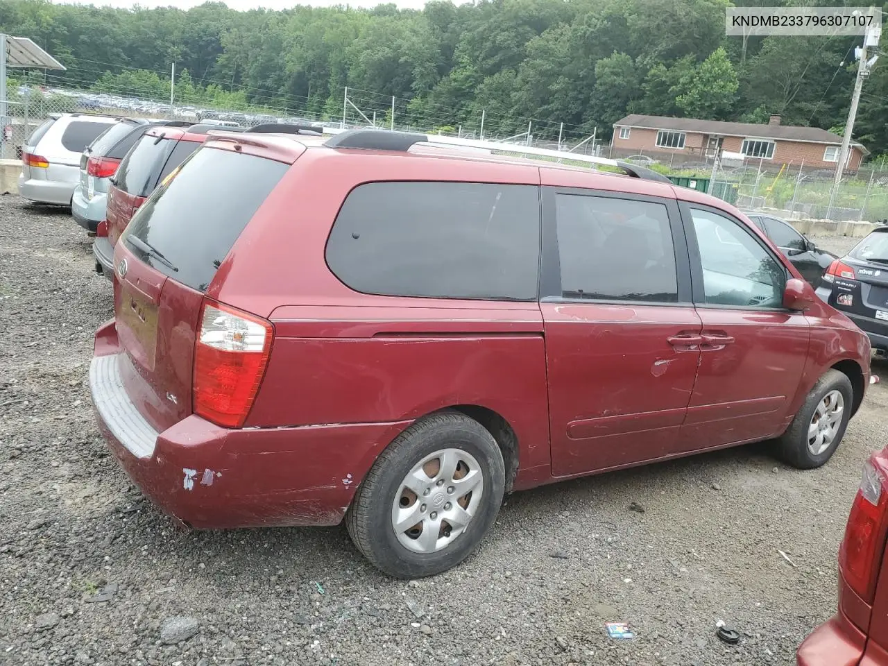 2009 Kia Sedona Ex VIN: KNDMB233796307107 Lot: 62647715