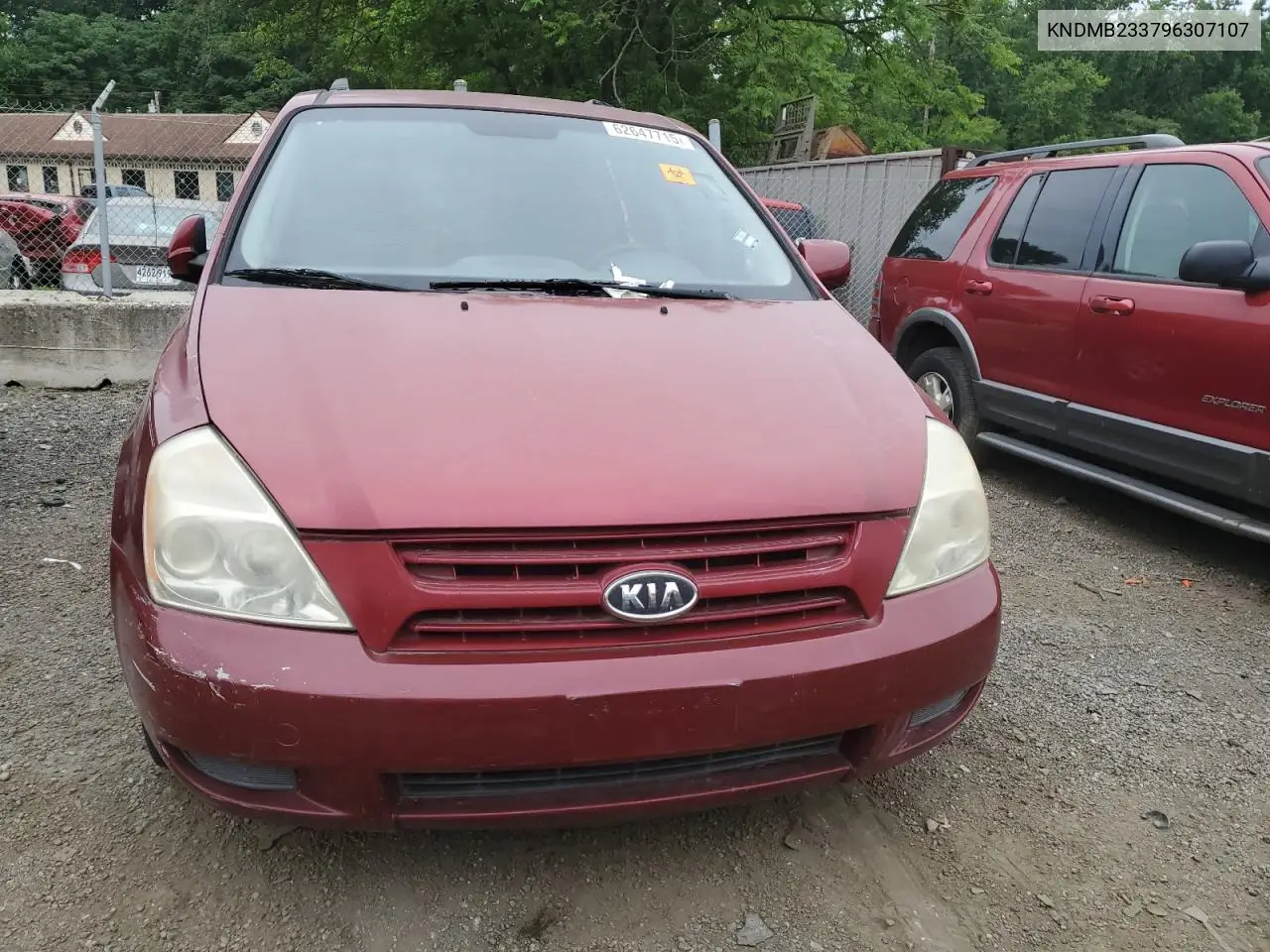2009 Kia Sedona Ex VIN: KNDMB233796307107 Lot: 62647715