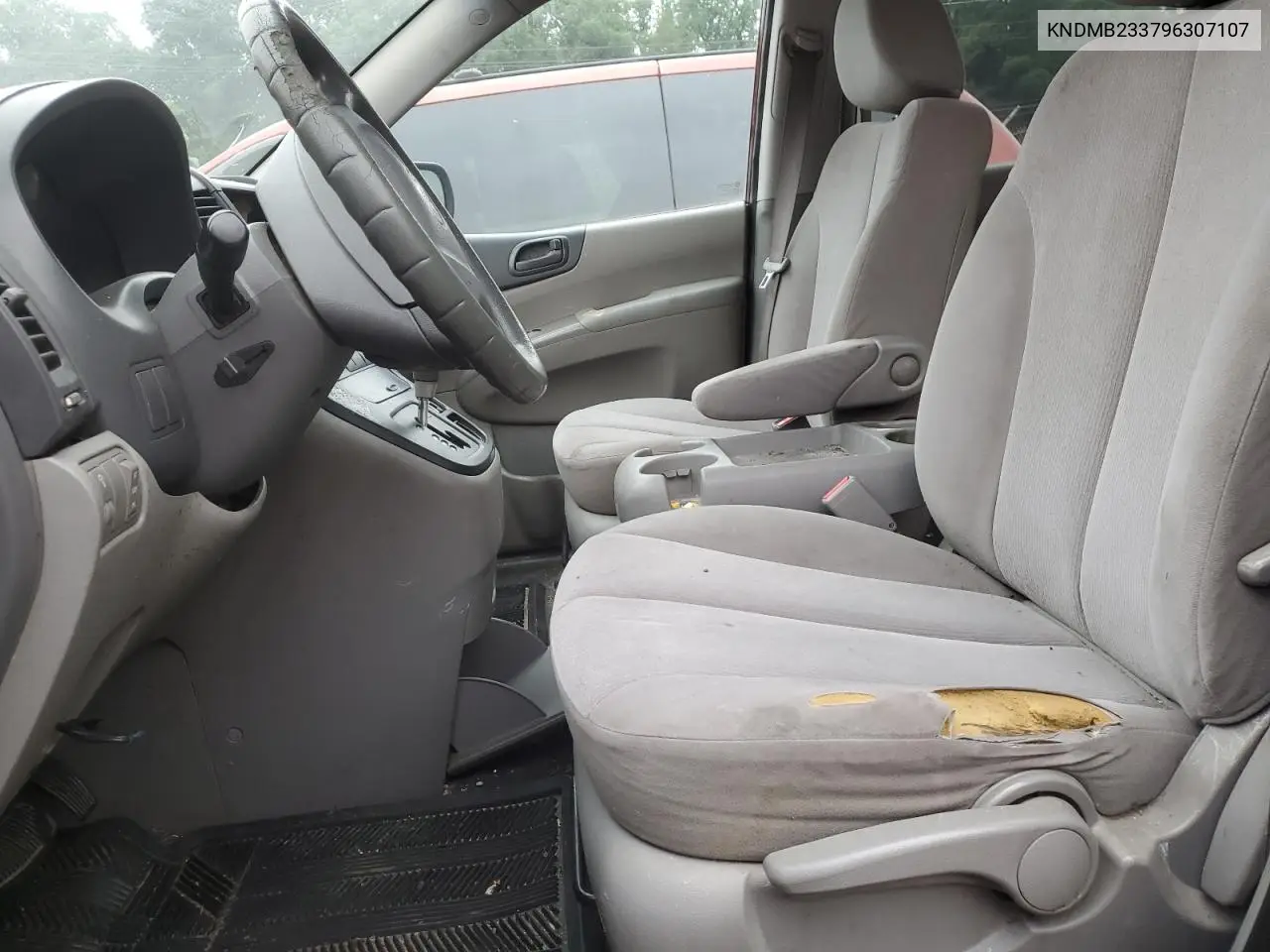 2009 Kia Sedona Ex VIN: KNDMB233796307107 Lot: 62647715