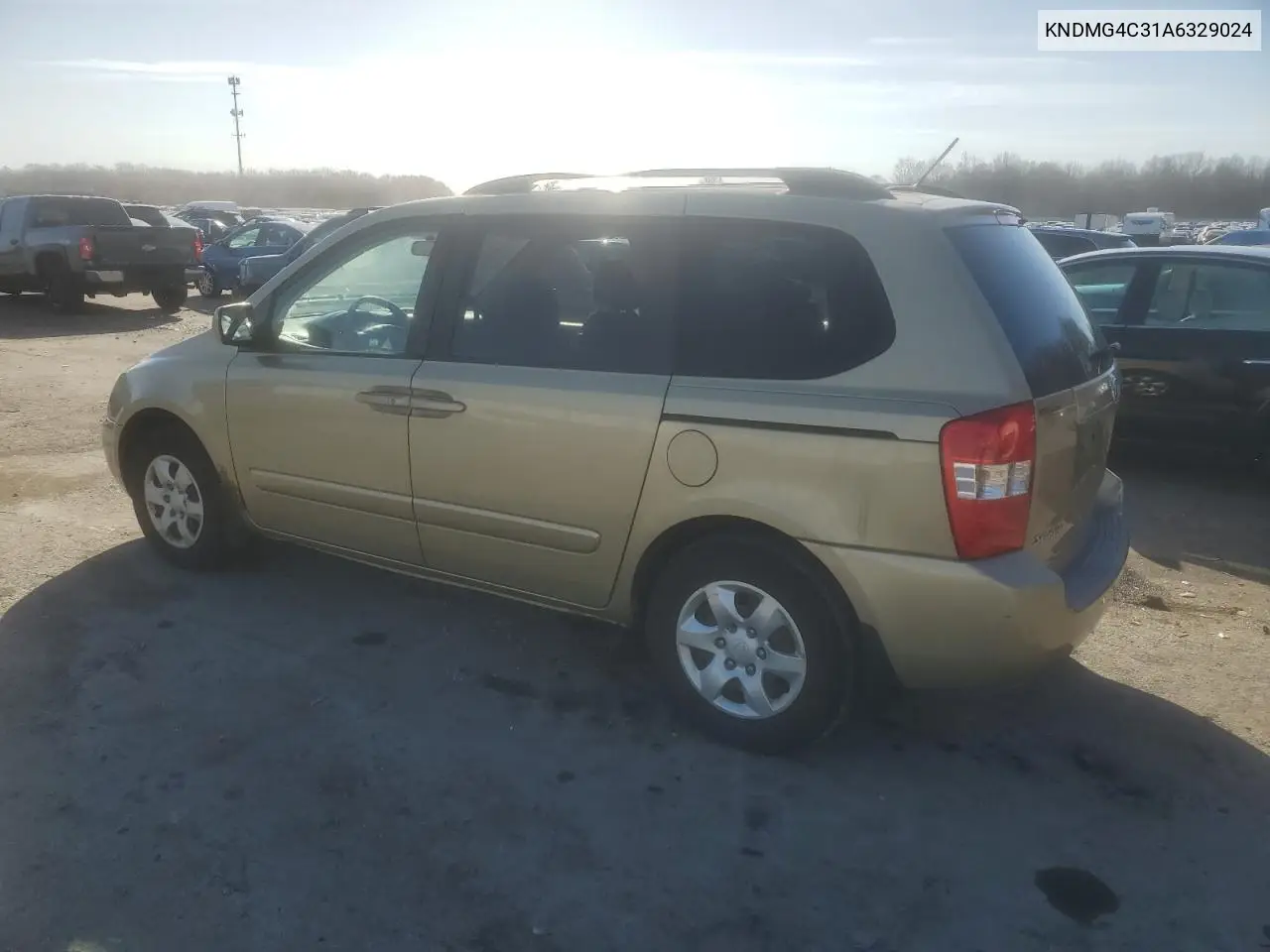 2010 Kia Sedona Lx VIN: KNDMG4C31A6329024 Lot: 48984155