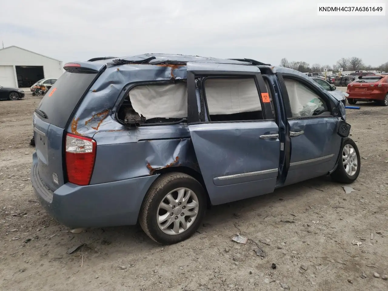2010 Kia Sedona Ex VIN: KNDMH4C37A6361649 Lot: 52597085