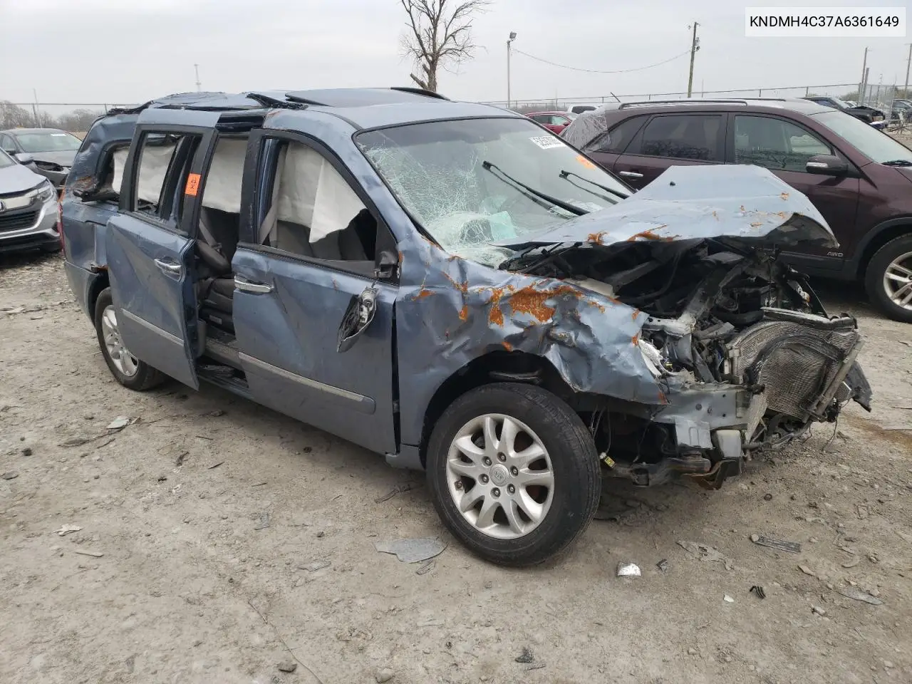 2010 Kia Sedona Ex VIN: KNDMH4C37A6361649 Lot: 52597085