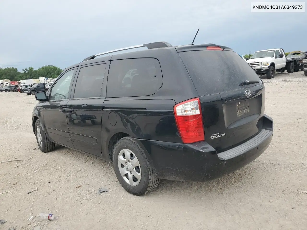 2010 Kia Sedona Lx VIN: KNDMG4C31A6349273 Lot: 61358745