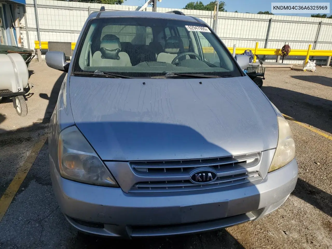 2010 Kia Sedona Lx VIN: KNDMG4C36A6325969 Lot: 62947995