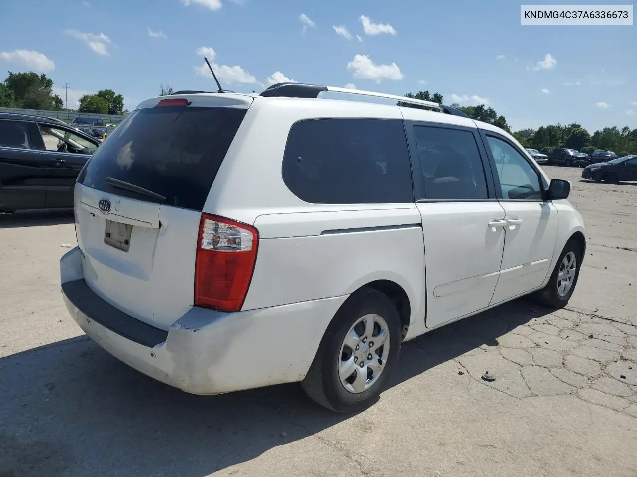 2010 Kia Sedona Lx VIN: KNDMG4C37A6336673 Lot: 64325205