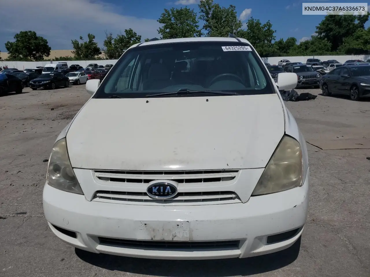 2010 Kia Sedona Lx VIN: KNDMG4C37A6336673 Lot: 64325205