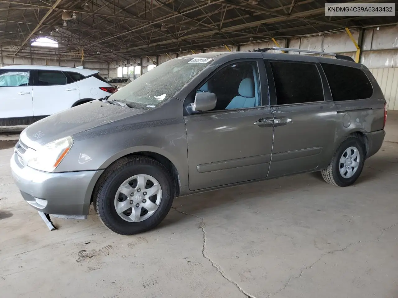 2010 Kia Sedona Lx VIN: KNDMG4C39A6343432 Lot: 65357105