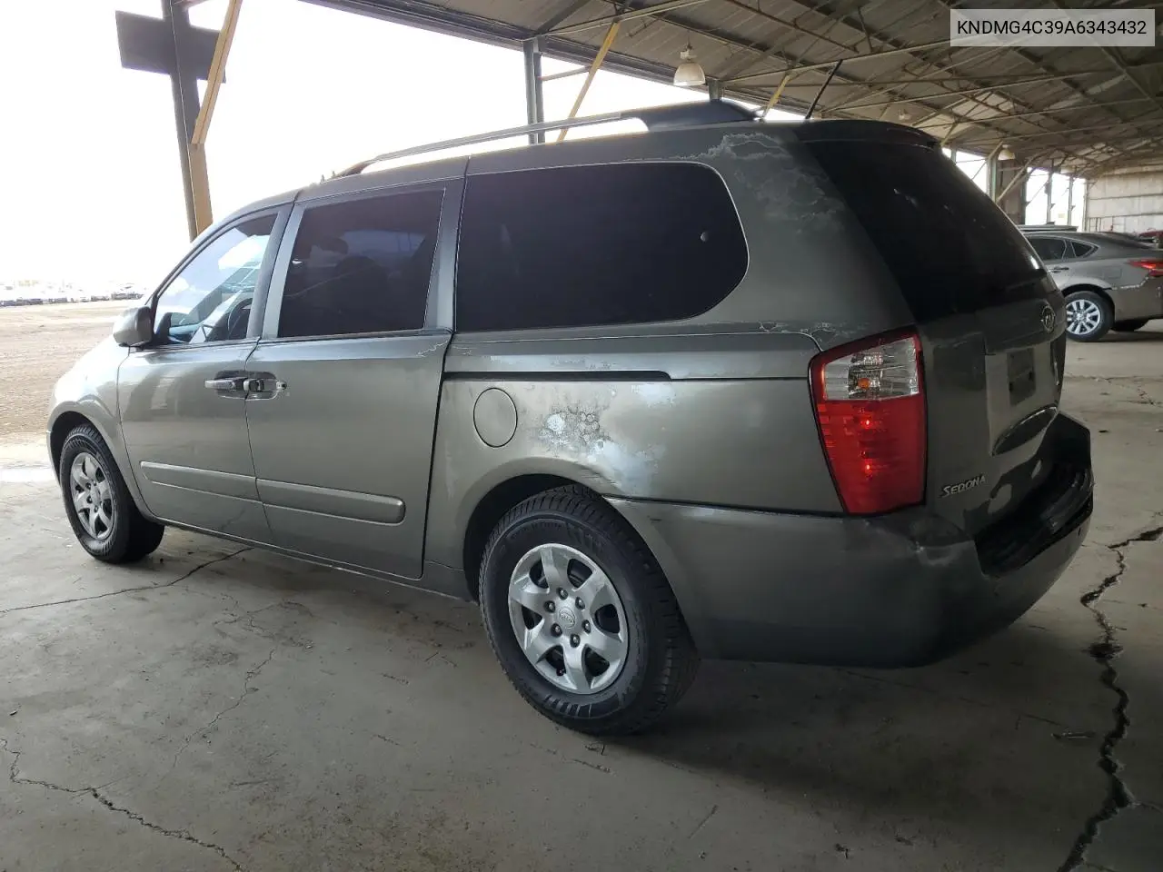 2010 Kia Sedona Lx VIN: KNDMG4C39A6343432 Lot: 65357105