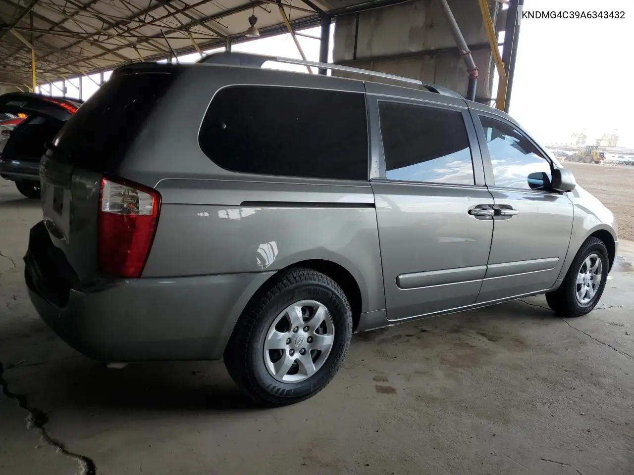 2010 Kia Sedona Lx VIN: KNDMG4C39A6343432 Lot: 65357105