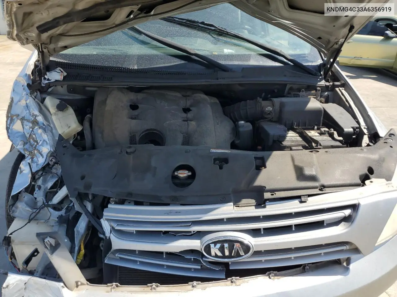 2010 Kia Sedona Lx VIN: KNDMG4C33A6356919 Lot: 65397995