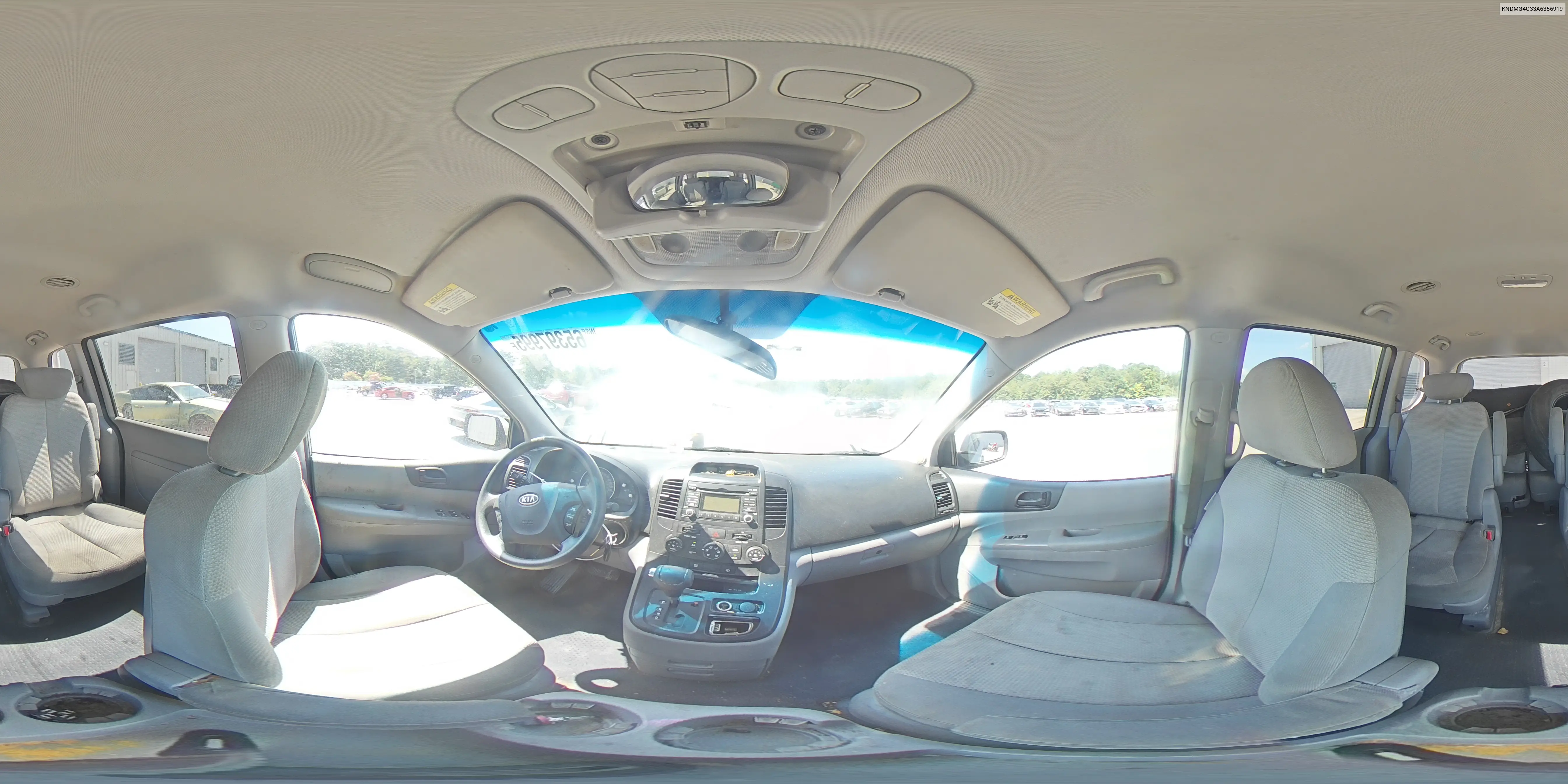 2010 Kia Sedona Lx VIN: KNDMG4C33A6356919 Lot: 65397995