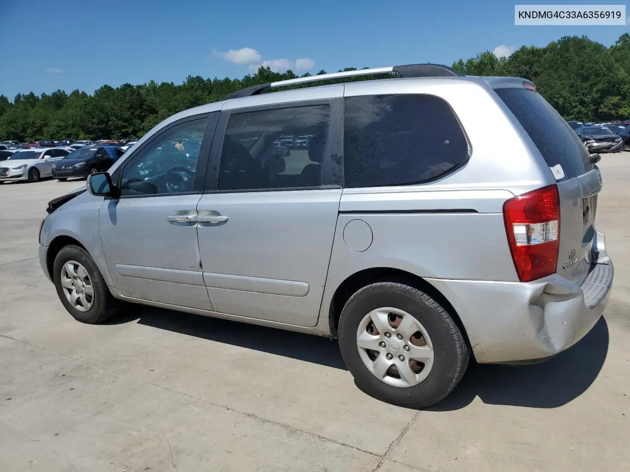 2010 Kia Sedona Lx VIN: KNDMG4C33A6356919 Lot: 65397995