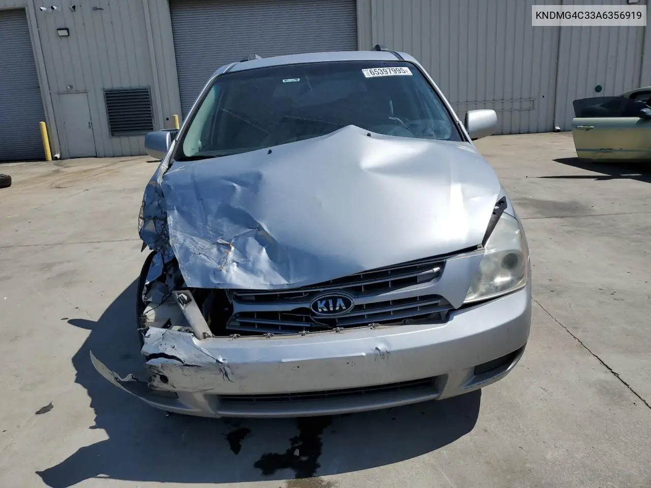 2010 Kia Sedona Lx VIN: KNDMG4C33A6356919 Lot: 65397995
