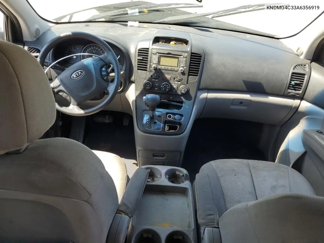 2010 Kia Sedona Lx VIN: KNDMG4C33A6356919 Lot: 65397995