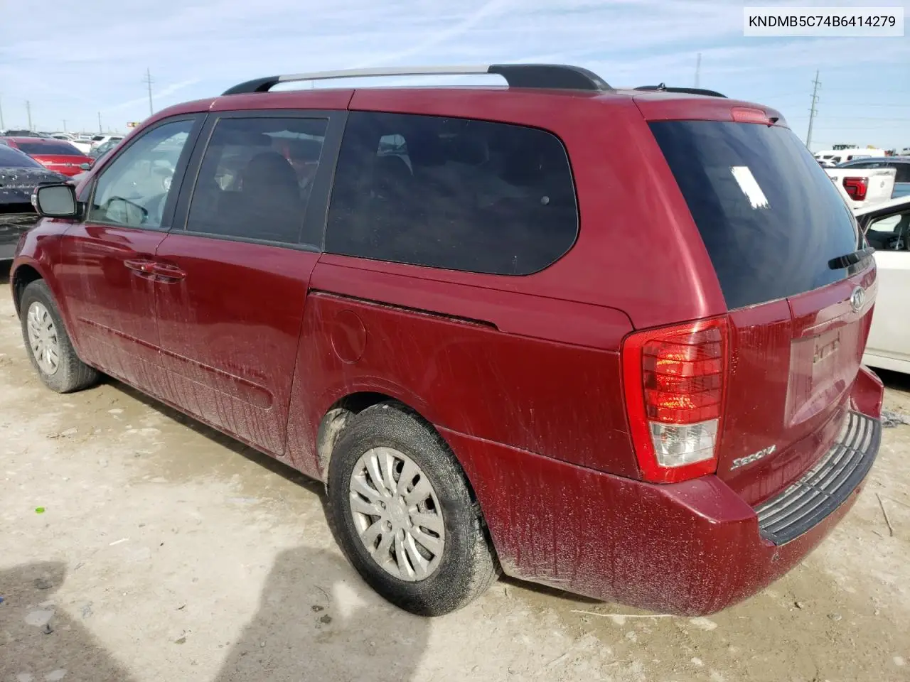 2011 Kia Sedona Lx VIN: KNDMG4C74B6414279 Lot: 47086955