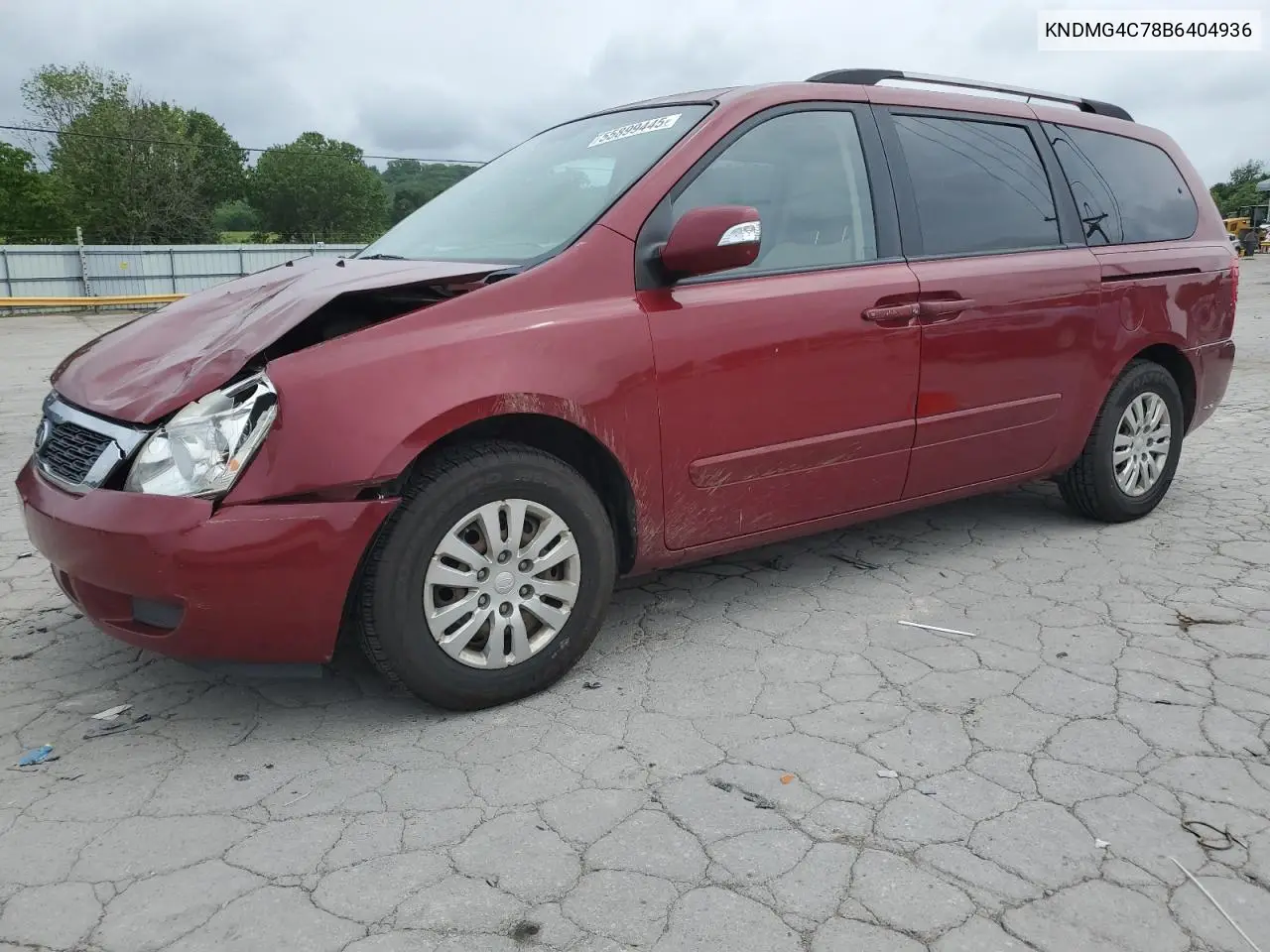 2011 Kia Sedona Lx VIN: KNDMG4C78B6404936 Lot: 55899445