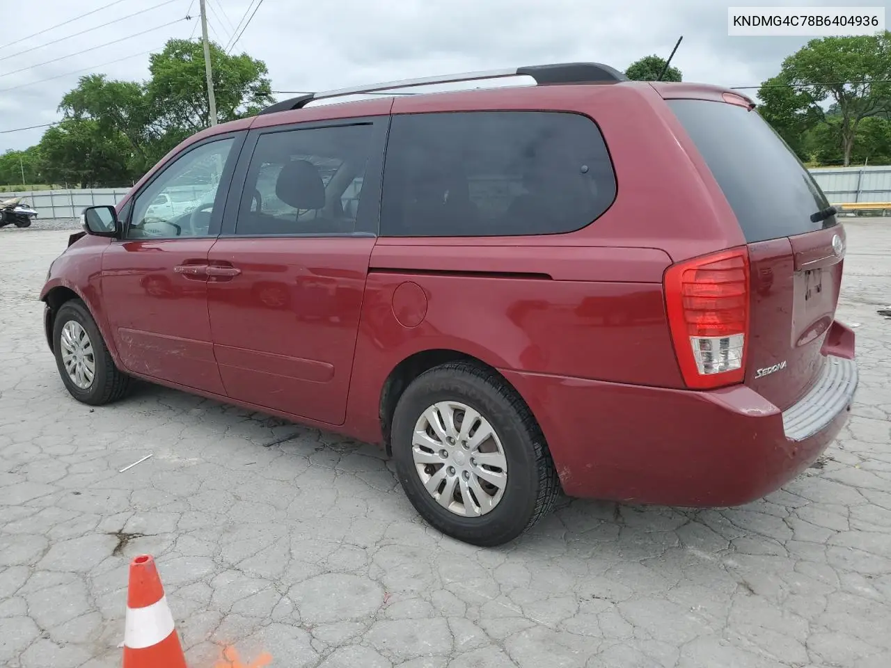 2011 Kia Sedona Lx VIN: KNDMG4C78B6404936 Lot: 55899445