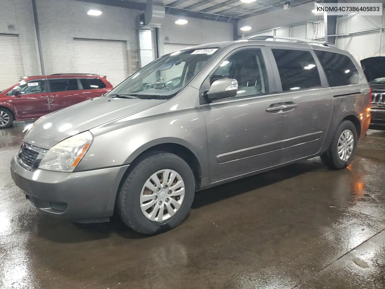 2011 Kia Sedona Lx VIN: KNDMG4C73B6405833 Lot: 56179945