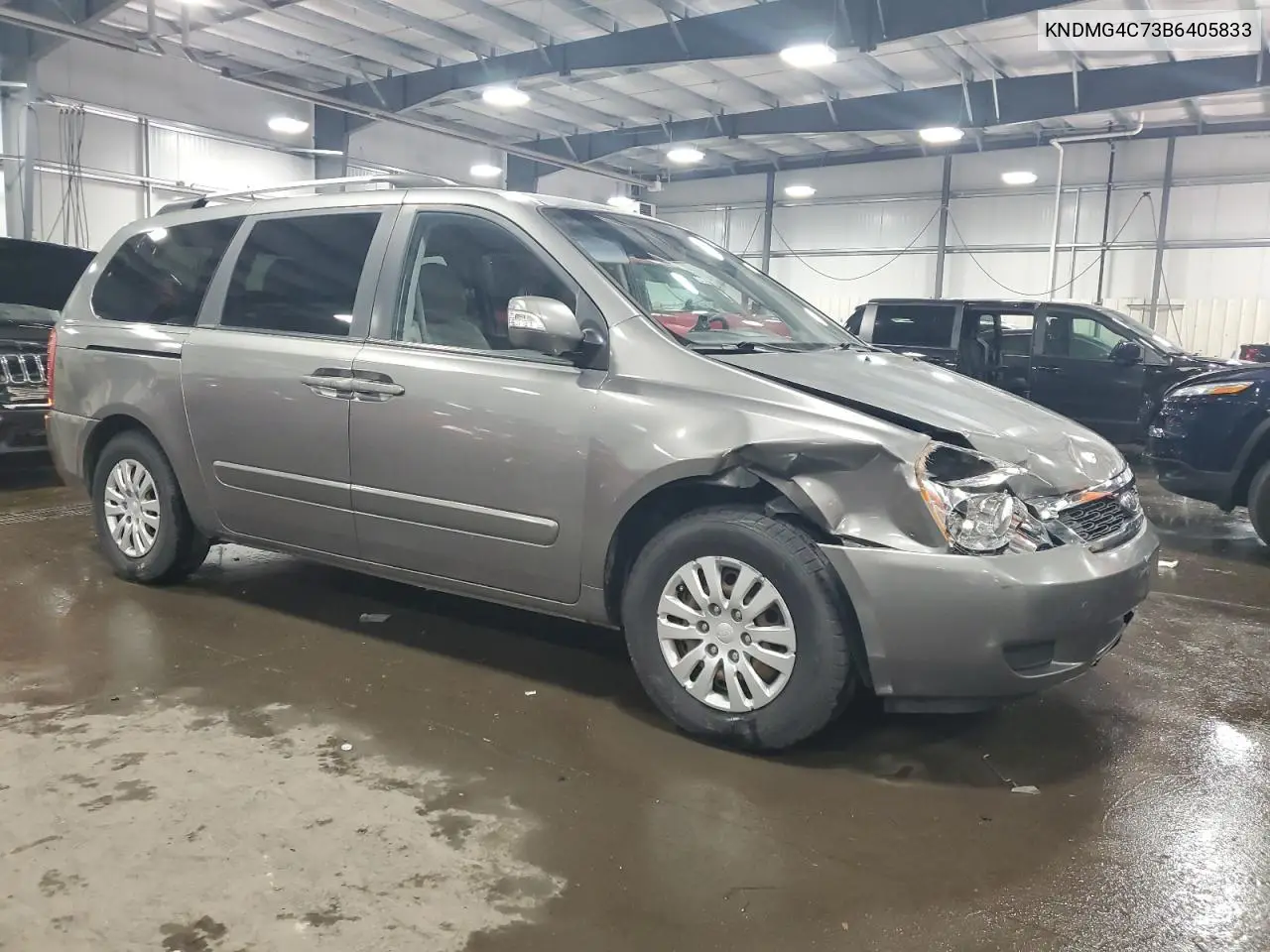 2011 Kia Sedona Lx VIN: KNDMG4C73B6405833 Lot: 56179945