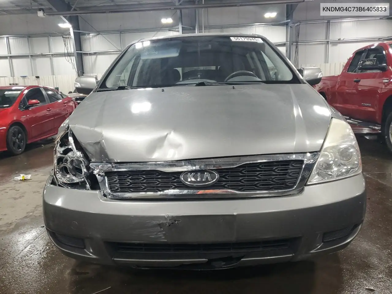 2011 Kia Sedona Lx VIN: KNDMG4C73B6405833 Lot: 56179945