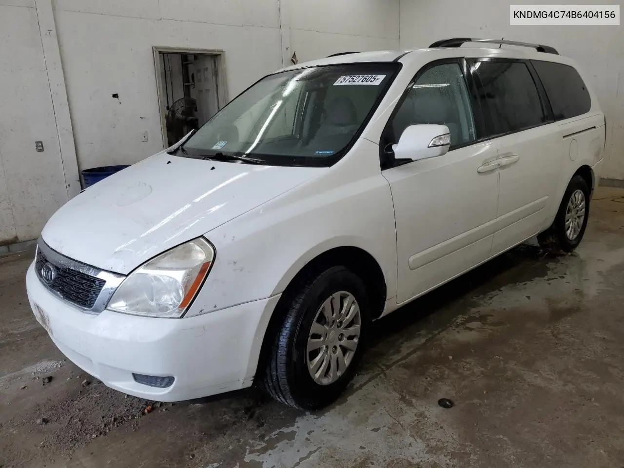 2011 Kia Sedona Lx VIN: KNDMG4C74B6404156 Lot: 57527605