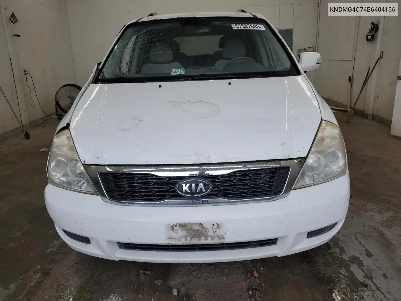 2011 Kia Sedona Lx VIN: KNDMG4C74B6404156 Lot: 57527605