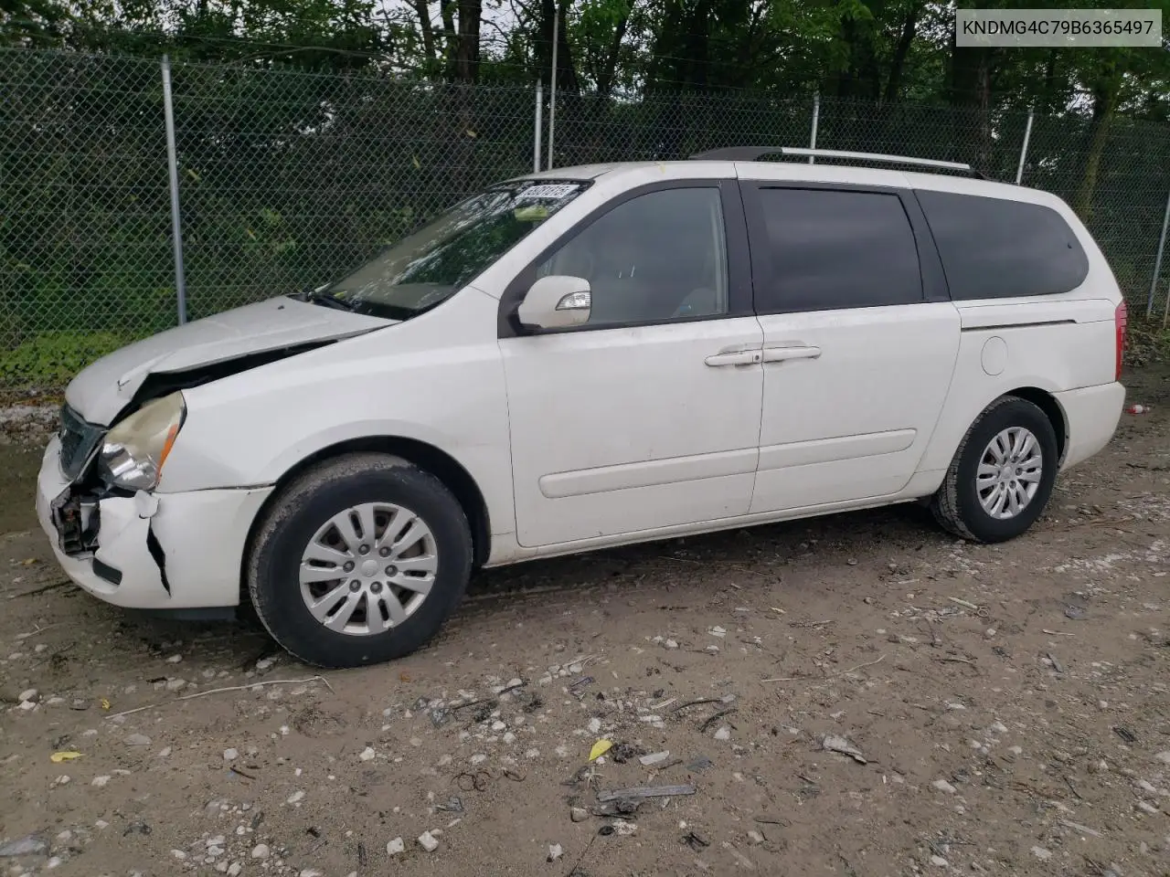 2011 Kia Sedona Lx VIN: KNDMG4C79B6365497 Lot: 60081815