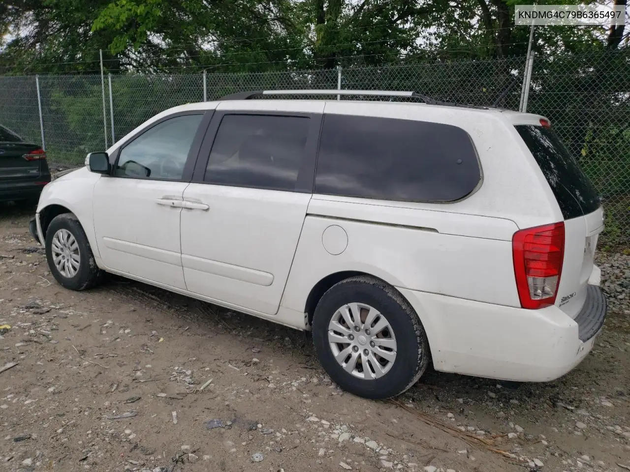 2011 Kia Sedona Lx VIN: KNDMG4C79B6365497 Lot: 60081815