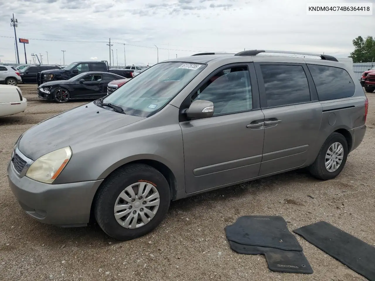 2011 Kia Sedona Lx VIN: KNDMG4C74B6364418 Lot: 61175735
