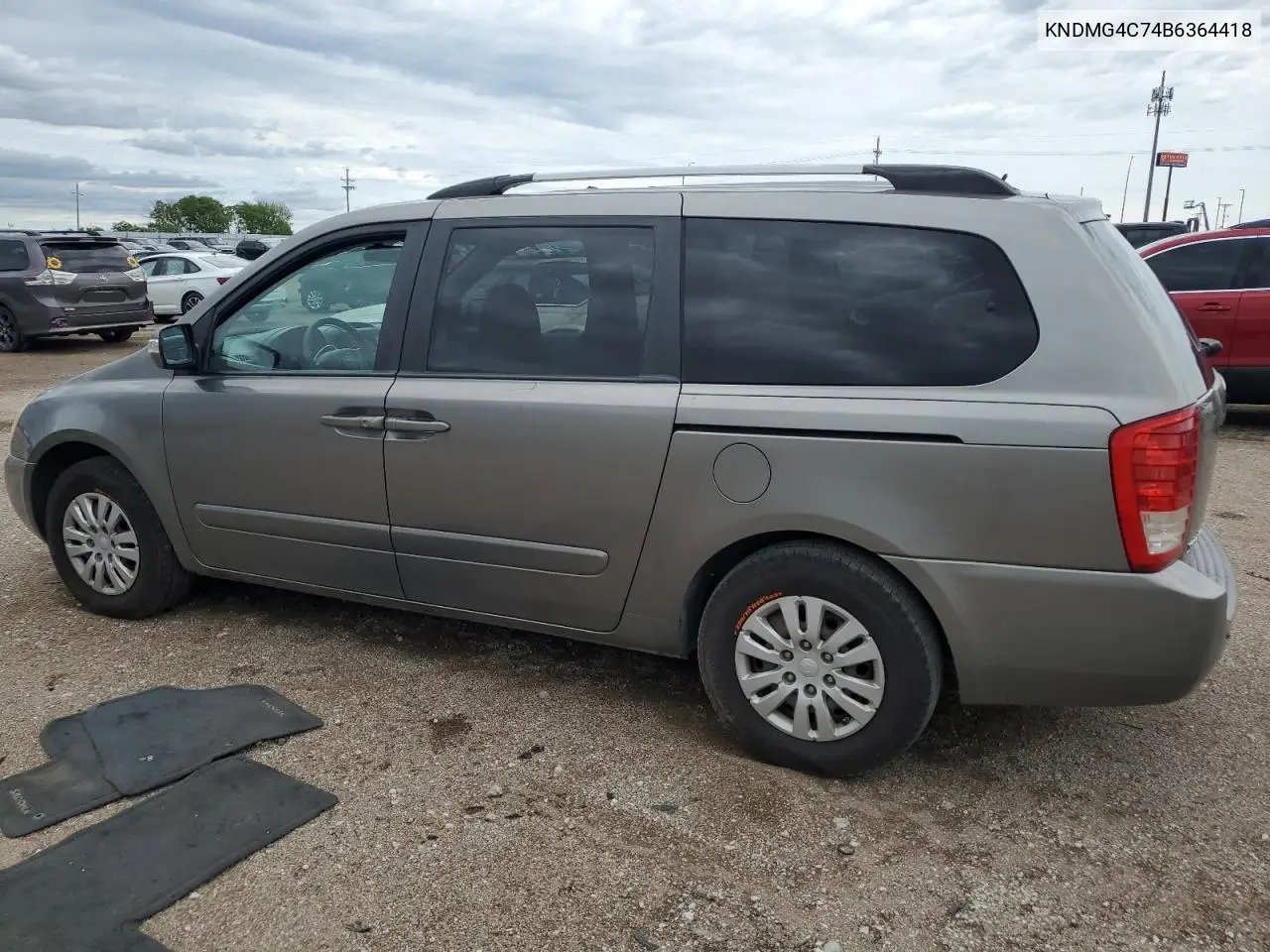 2011 Kia Sedona Lx VIN: KNDMG4C74B6364418 Lot: 61175735