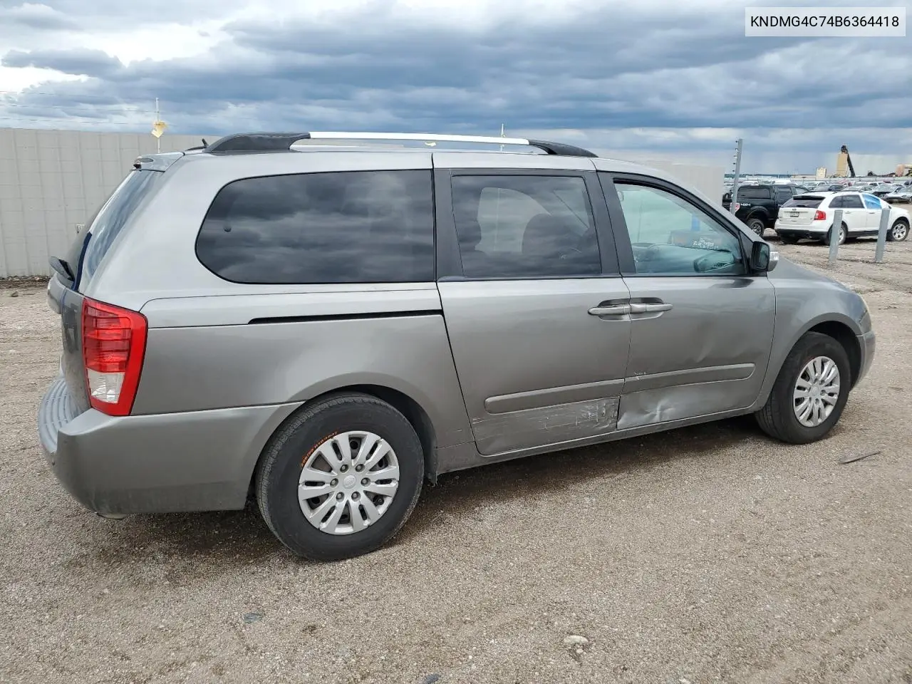 2011 Kia Sedona Lx VIN: KNDMG4C74B6364418 Lot: 61175735