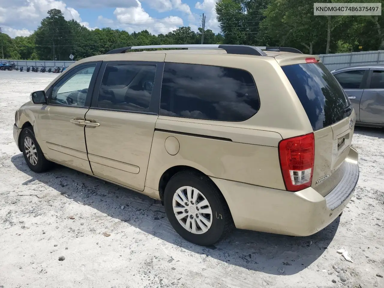 2011 Kia Sedona Lx VIN: KNDMG4C74B6375497 Lot: 61457675